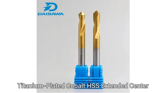  High-Speed Steel Cobalt-Plated Spotting Drill for Precision Tasks